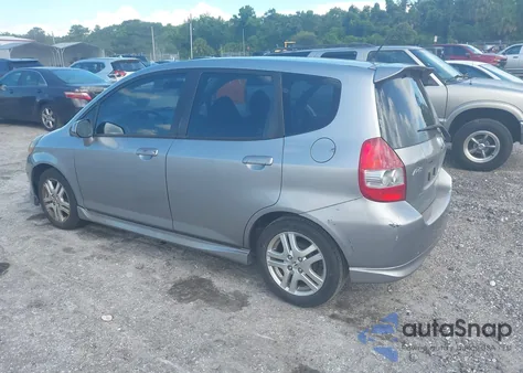 2007 Honda Fit Sport из США, поврежденный, VIN JHMGD38647S063192